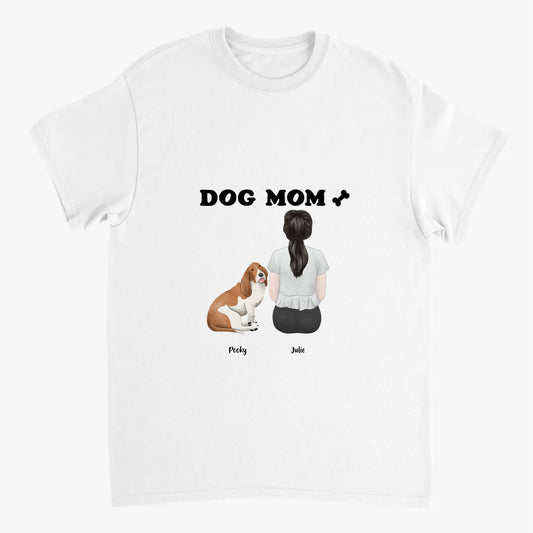 Personalized Dog Mom T-shirt