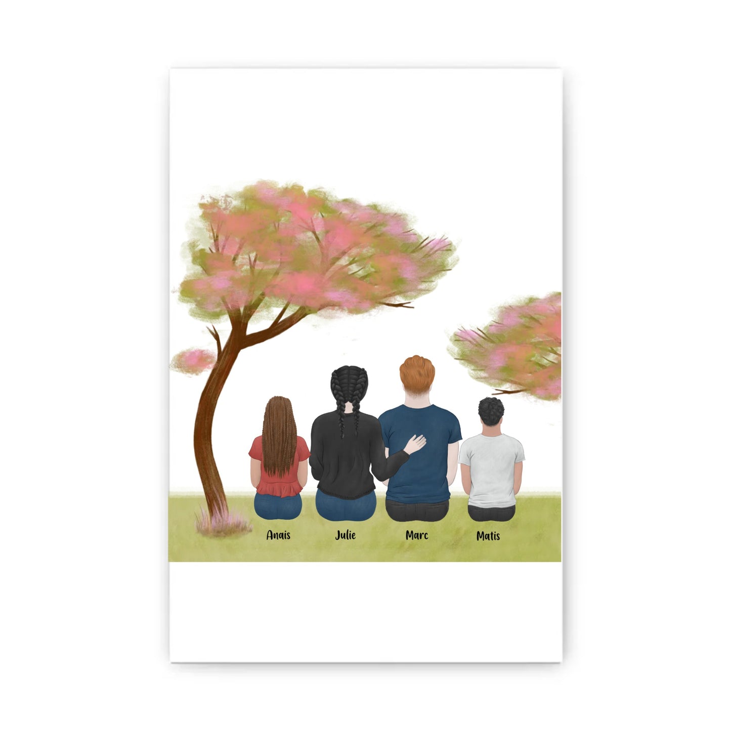 poster famille personnalisable