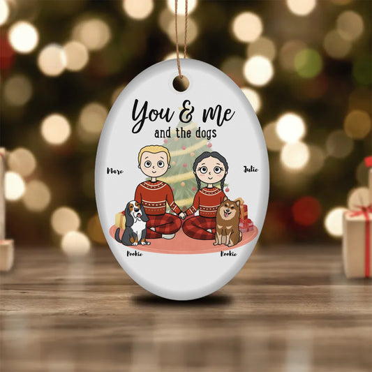 Custom Family Ornaments With Pets