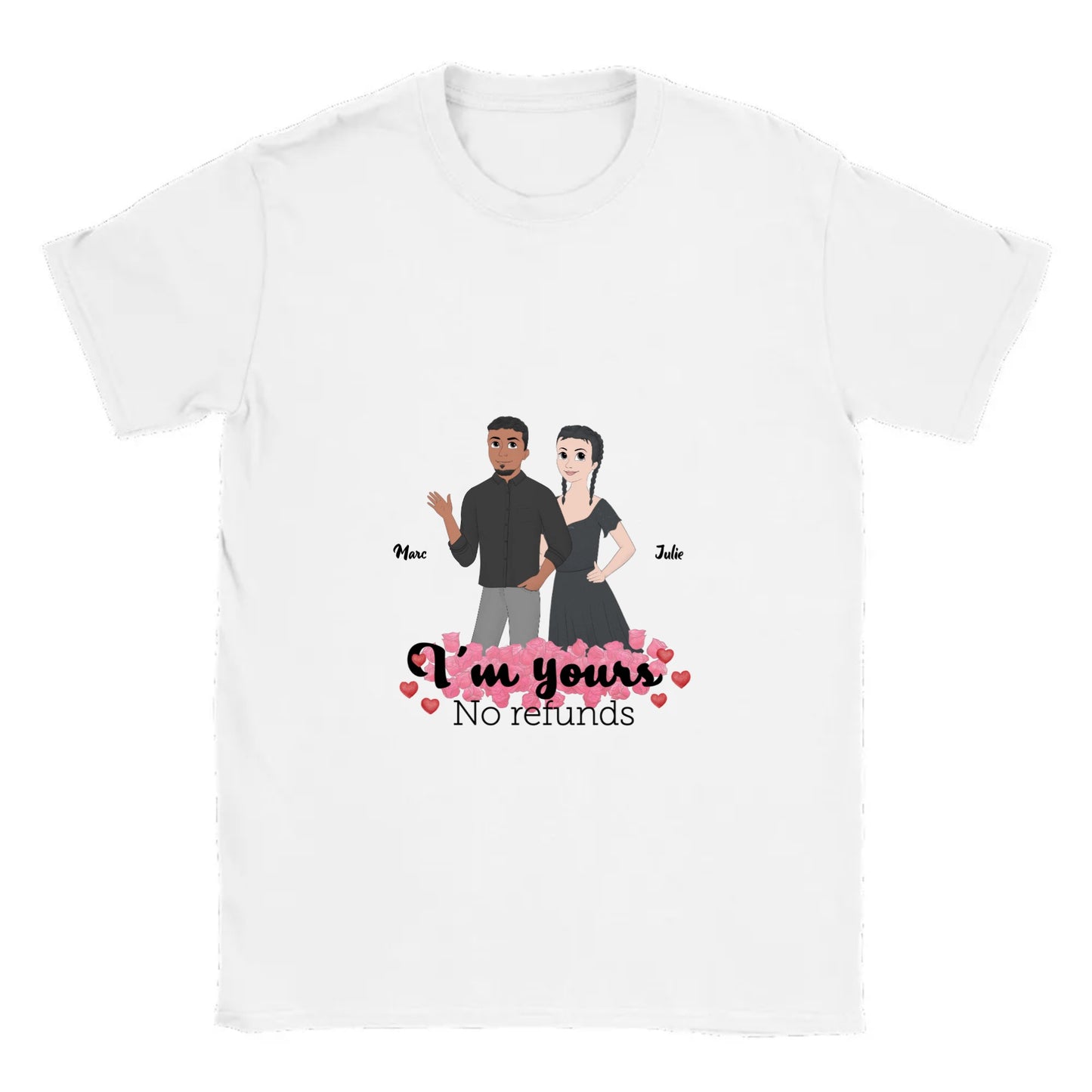 T Shirt Personnalisable Saint Valentin